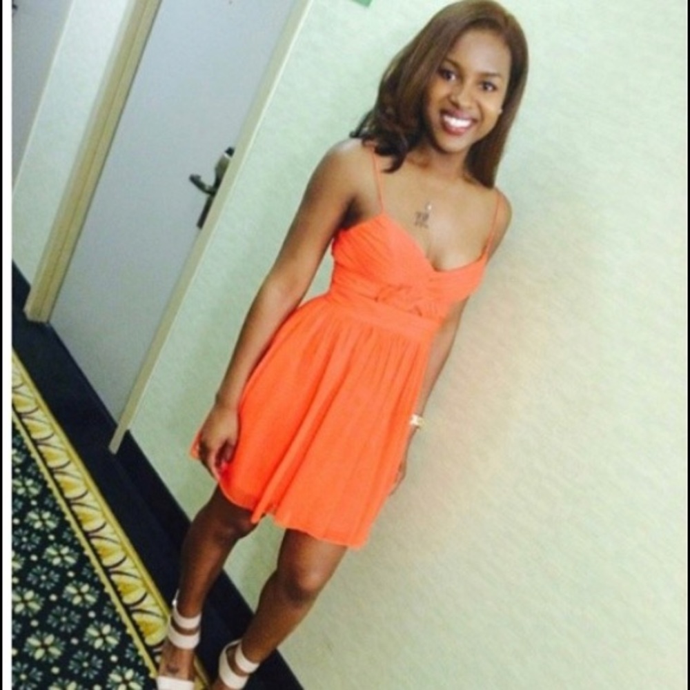 Formal Orange Dress